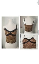 Top Léopard A Bretelles Femme Taille 38 ,M , Été Et Soirée ?