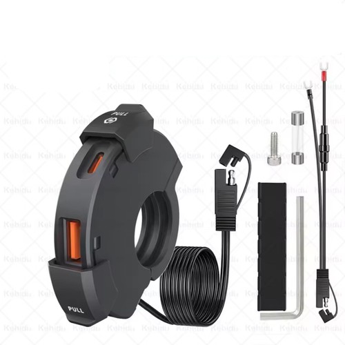 Prise chargeur rapide usb - chargeur, moto