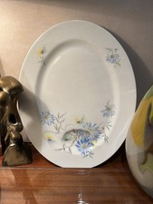 Grand plat de service ovale – Porcelaine de Limoges (SPLD, Marcel Aîné & Cie)