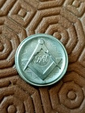 Médaille de Franc Maçonnerie en acier