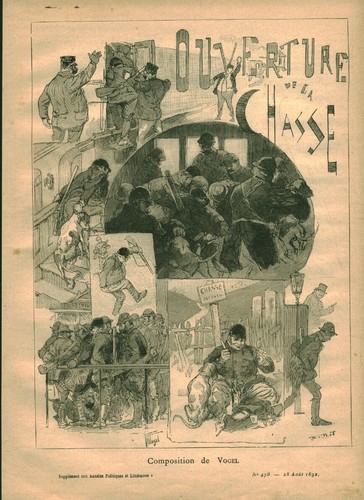 Gravure ancienne ouverture - , de