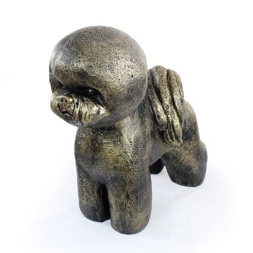 Bichon poil frise figurine - a,