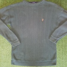 Col rond tricoté vintage Chaps Ralph Lauren taille S