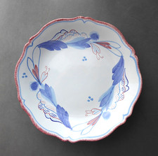 ASSIETTE CREUSE en faïence HB