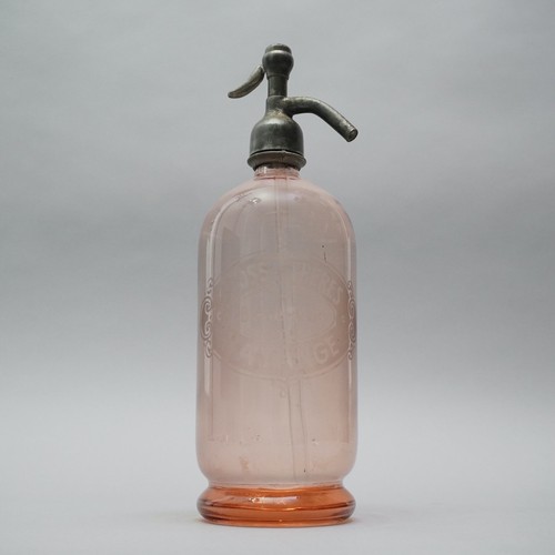 Siphon seltz art déco rosa - déco,