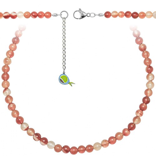 Collier cornaline perles - collier, en