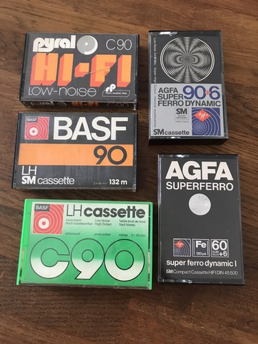 Cassettes audio lot pyral agfa - lot,