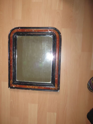 Ancien miroir moulure platre - miroir,