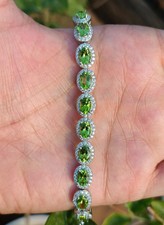 Péridot Tennis Bracelet 925