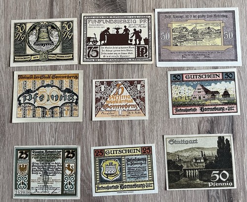 Lot billets allemand - lot,