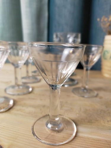 Lot verres pied - lot,