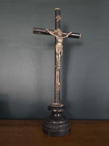 Ancien crucifix table en - ancien, de