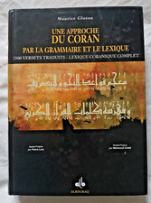 Une approche du Coran par la Grammaire et le Lexique par Gloton ed Albouraq