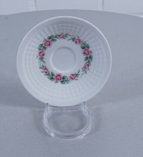 Eschenbach Bavaria porcelaine soucoupe blanc barrière à jupe relief grillagé ...