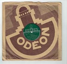 78T Marcel MERKES Disque Phonographe BELLA CANZONETTA Chanté ODEON 282951 RARE