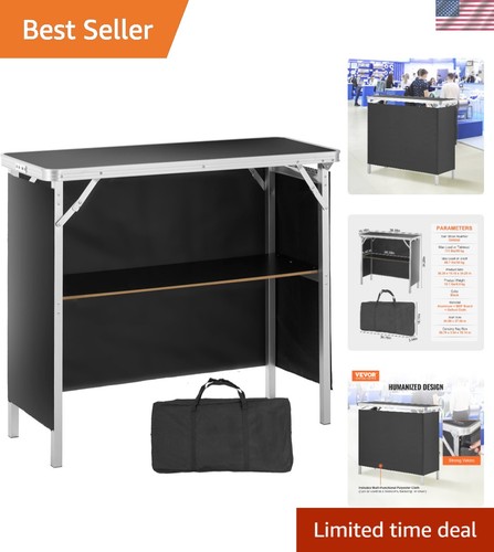 Folding portable bar table - folding,