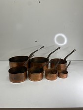 Ensemble de 7 casserole cuivre
