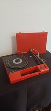 TOURNE DISQUE RADIOLA 180 orange années 70 