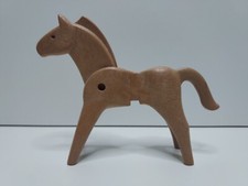 PLAYMOBIL Cheval Noir Vintage Monture Chevalier Sudiste Equestre