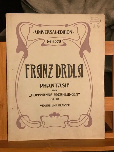 Franz drdla fantaisie contes - franz,