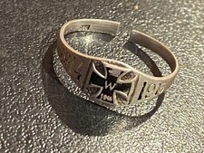 Rare Vintage Authentique Bague Militaire 14-18 WWl En Argent French Antique