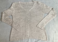 PULL GRIS ARGENTE - TAILLE 40