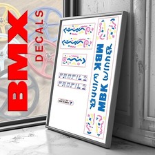 Stickers repro BMX Vintage