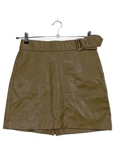 Zara Mini-jupe Femme Olive