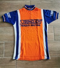 ✨Maillot Vélo STRONGLIGHT Cyclisme  1970's Vintage Cycling Jersey EROICA ✨ NOS ✨