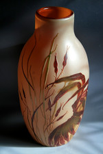 GRAND VASE ANCIEN EN VERRE