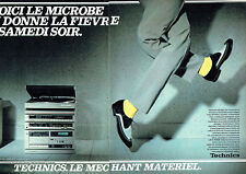 Publicité Advertising 068  1982   Technics  (2p) hi-fi ampli tuner  enceintes