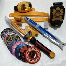 Power Rangers Samurai Shinkenger DX Morpher Weapon 4p Disc 10p set BANDAI Japan