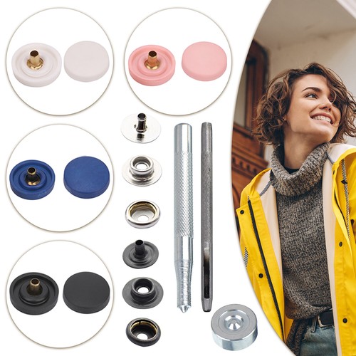 15mm boutons pression oh - boutons, w