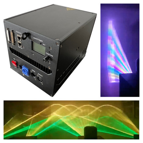 Ilda laser light wedding - 3d,