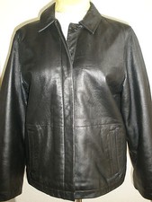 GAP BLACK LEATHER  JACKET