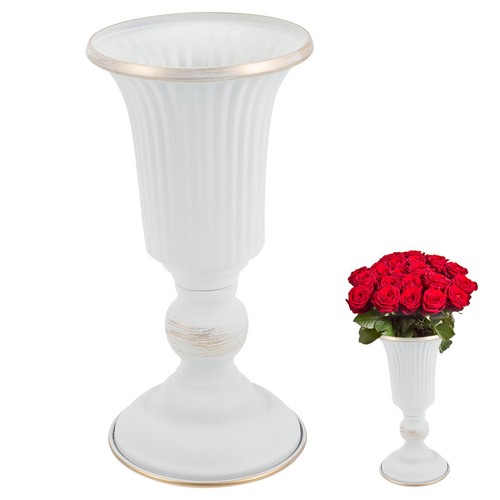 Jardinière métal vase de - ,