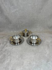 Lot de 2 tasses et sucrier en