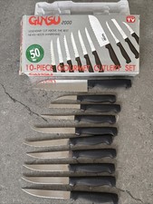 Vtg Ginsu 2000 10 Piece