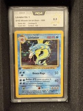 Carte Pokemon Léviator 6/102 HOLO Set de Base Edition 1 PCA 9.5 ??