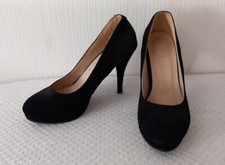 Escarpins daim noir P/39  "Cink-Me"