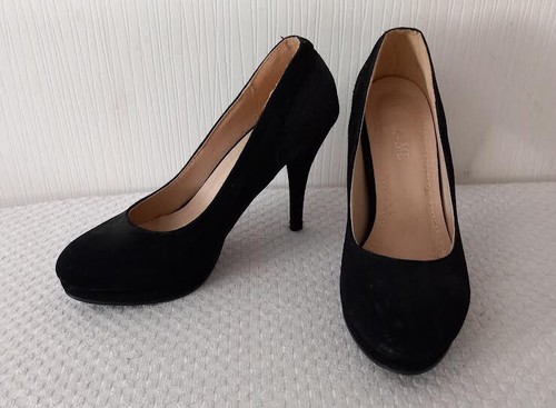 Escarpins daim noir - , p/39