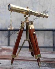 Ancien télescope en laiton