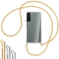 Collier (Chaîne en métal) pour Samsung Galaxy S22 Plus 5G Coque avec cordon Etui