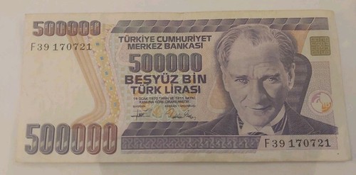Billet turquie 500 - 500, 000