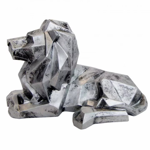 Statue résine lion couché - lion,
