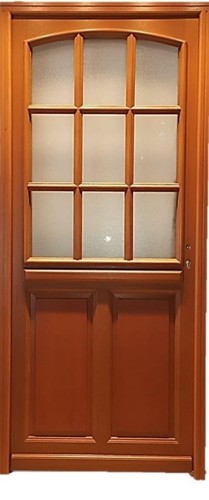 Porte entrée bois - d'entrée,