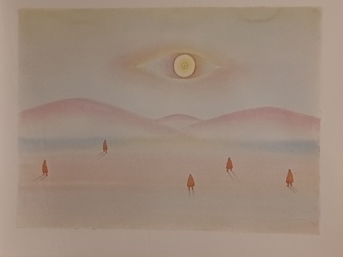 Reproduction une aquarelle - d'une,