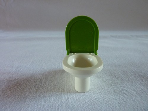 Playmobil cuvette verte - wc,