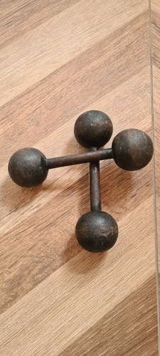 Haltères anciennes x 2kg - 2,