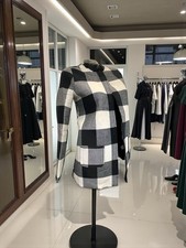 Caban léger noir & blanc à